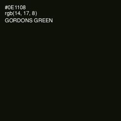 #0E1108 - Gordons Green Color Image
